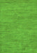Machine Washable Abstract Green Modern Area Rugs, wshabs116grn