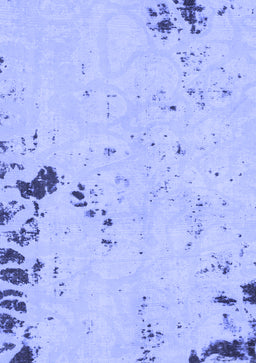 Abstract Blue Modern Rug, abs1170blu