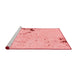 Modern Red Washable Rugs