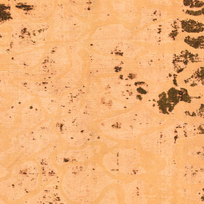 Machine Washable Abstract Orange Modern Area Rugs, wshabs1170org