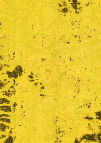 Abstract Yellow Modern Rug, abs1170yw