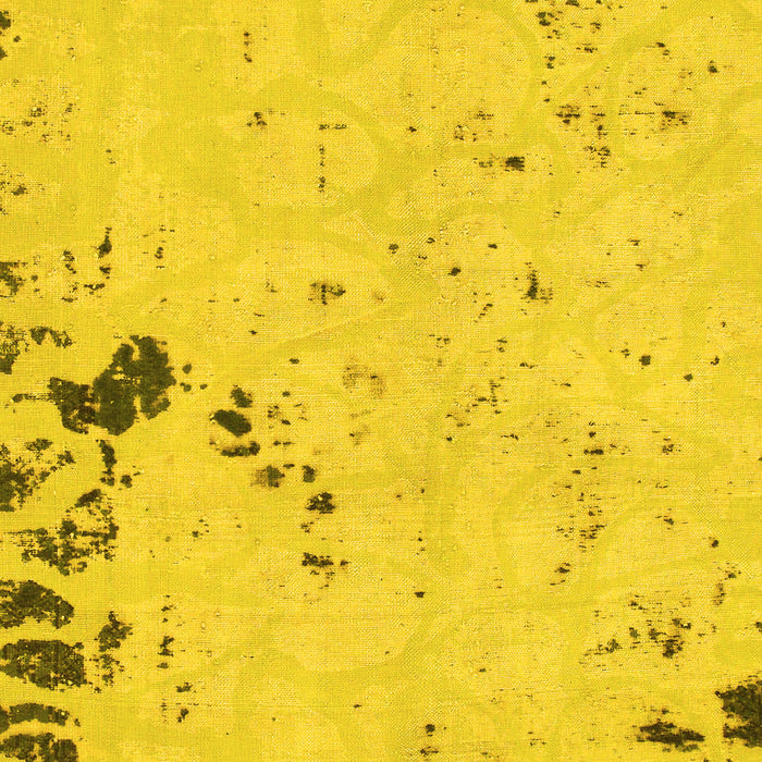 Abstract Yellow Modern Rug, abs1170yw