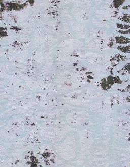 Machine Washable Abstract Blue Gray Rug, wshabs1170