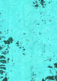 Abstract Turquoise Modern Rug, abs1170turq