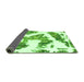 Sideview of Abstract Green Modern Rug, abs1171grn