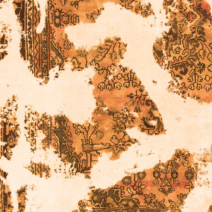 Machine Washable Abstract Orange Modern Area Rugs, wshabs1171org