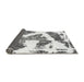 Sideview of Abstract Gray Modern Rug, abs1171gry