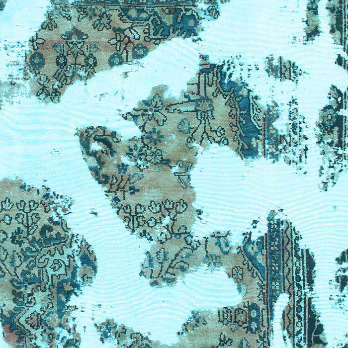 Abstract Light Blue Modern Rug, abs1171lblu