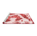 Modern Red Washable Rugs