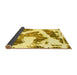 Sideview of Abstract Yellow Modern Rug, abs1171yw