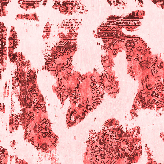 Machine Washable Abstract Red Modern Rug, wshabs1171red