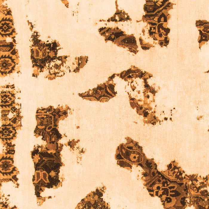 Machine Washable Abstract Orange Modern Area Rugs, wshabs1172org