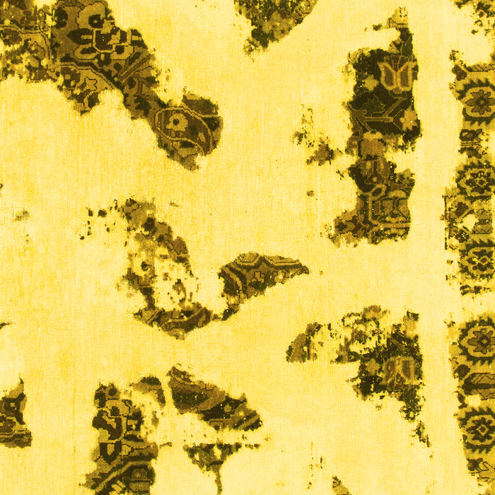 Abstract Yellow Modern Rug, abs1172yw