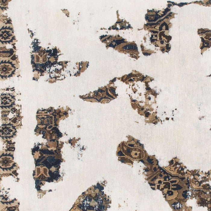 Abstract White Chocolate Beige Modern Rug, abs1172