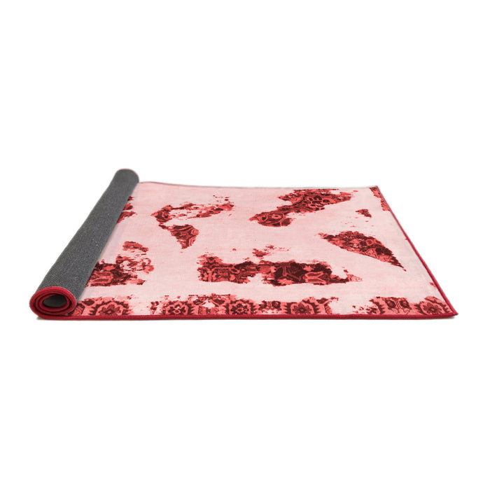 Abstract Red Modern Area Rugs