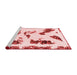 Modern Red Washable Rugs