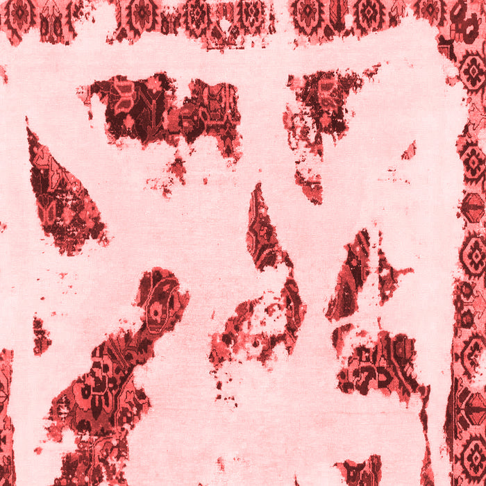 Machine Washable Abstract Red Modern Rug, wshabs1172red