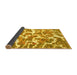 Sideview of Abstract Yellow Modern Rug, abs1173yw