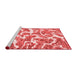 Modern Red Washable Rugs