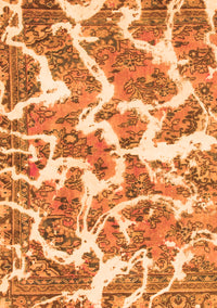 Abstract Orange Modern Rug, abs1173org