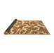 Sideview of Abstract Brown Modern Rug, abs1173brn