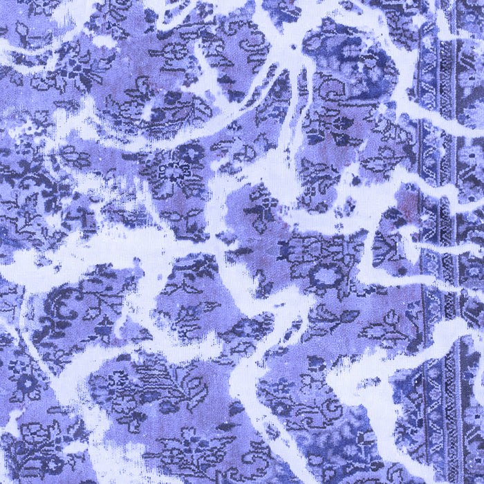 Machine Washable Abstract Blue Modern Rug, wshabs1173blu