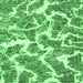 Square Abstract Emerald Green Modern Rug, abs1173emgrn