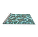 Sideview of Machine Washable Abstract Light Blue Modern Rug, wshabs1173lblu