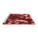 Modern Red Washable Rugs