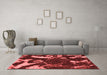 Modern Red Washable Rugs