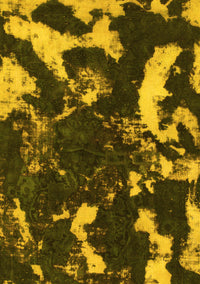 Abstract Yellow Modern Rug, abs1174yw