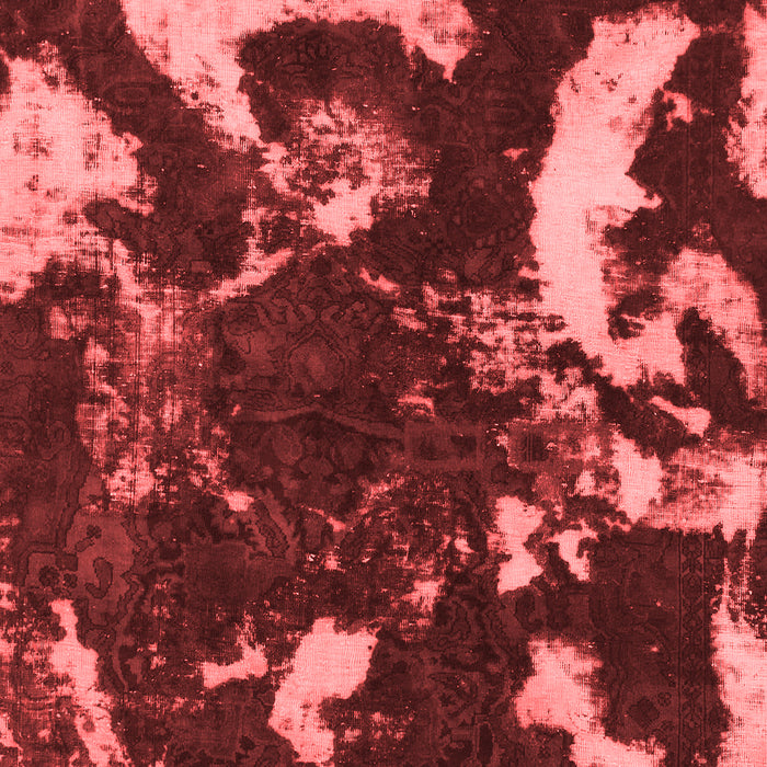 Machine Washable Abstract Red Modern Rug, wshabs1174red