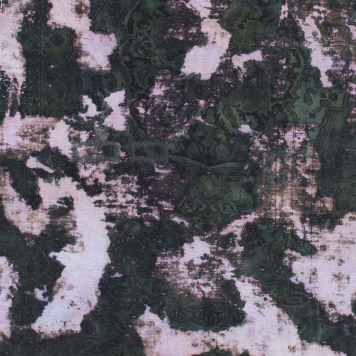 Machine Washable Abstract Gunmetal Green Rug, wshabs1174