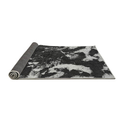 Sideview of Abstract Gray Modern Rug, abs1174gry