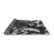 Sideview of Abstract Gray Modern Rug, abs1174gry