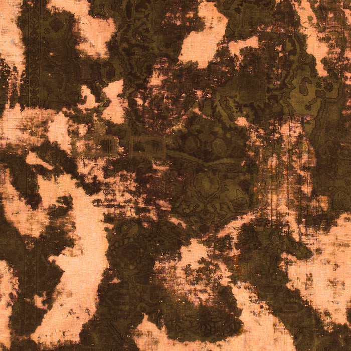 Abstract Orange Modern Rug, abs1174org