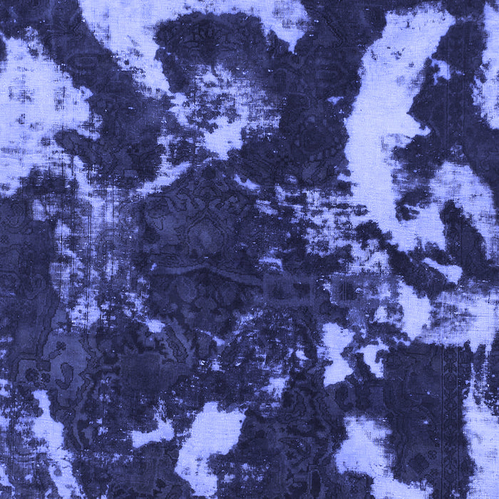 Abstract Blue Modern Rug, abs1174blu