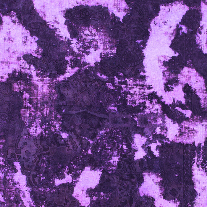 Machine Washable Abstract Purple Modern Area Rugs, wshabs1174pur