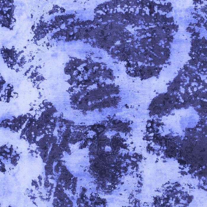 Machine Washable Abstract Blue Modern Rug, wshabs1175blu