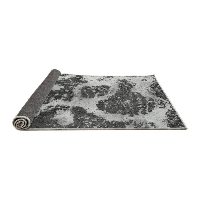 Sideview of Abstract Gray Modern Rug, abs1175gry