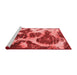 Modern Red Washable Rugs