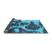 Sideview of Abstract Light Blue Modern Rug, abs1175lblu