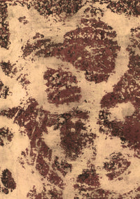 Abstract Brown Modern Rug, abs1175brn