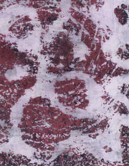 Machine Washable Abstract Wisteria Purple Rug, wshabs1175