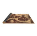 Sideview of Abstract Brown Modern Rug, abs1175brn