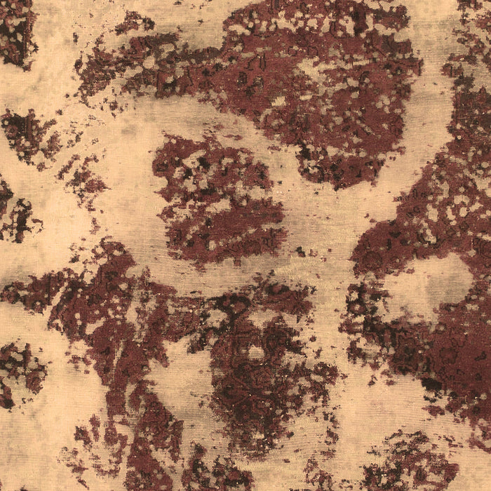 Machine Washable Abstract Brown Modern Rug, wshabs1175brn