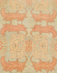 Machine Washable Abstract Orange Rug, wshabs1176