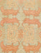 Machine Washable Abstract Orange Rug, wshabs1176