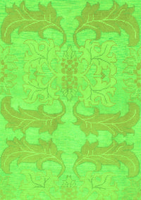 Abstract Green Modern Rug, abs1176grn