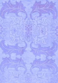 Abstract Blue Modern Rug, abs1176blu